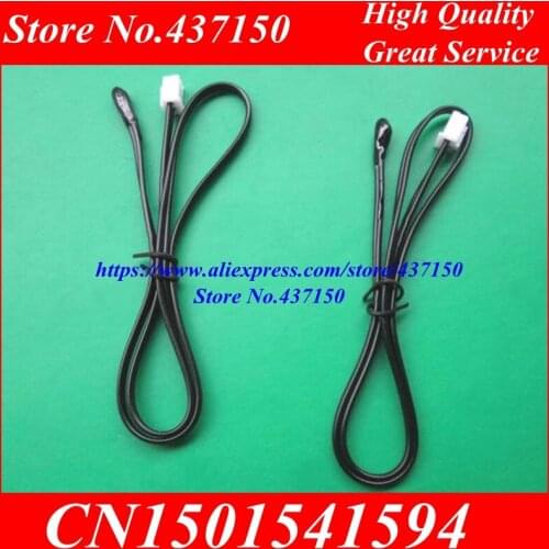 NTC thermistor high precision Air conditioning temperature sensor 5K 3950 1% black line 500mm with XH2.54 2P connector