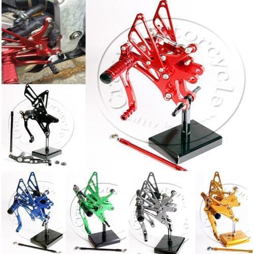 For Honda CBR600RR Non-ABS 2009 2010 2011 2012 CBR 600 RR CBR600 RR Footrests Rearset CNC Rear Set Adjustable Foot Pegs Footpeg