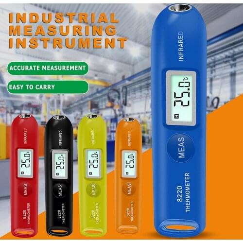Portable Digital Infrared Thermometer Mini Pen Type Industrial Non-Contact Thermometer Meter Home Office Temperature Meter