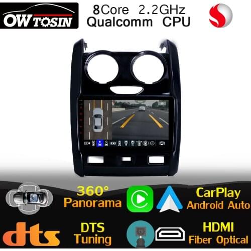 Qualcomm CPU Android For Renault Duster 2014-2017 Car Multimedia CarPlay Radio GPS Navi 360 Camera 4G LTE Head Unit Stereo Auto