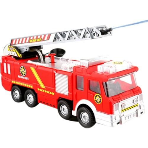 Water Spray Fire Truck Toy Car Toy Fire Truck Firefighter Sam Fire Truck Car Music Light Educational Toy