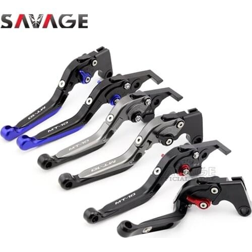 Brake Clutch Levers For YAMAHA MT10 FZ-10 FZ10 2016 17 18 19 2020 Logo MT-10 Motorcycle Adjustable Folding Extendable Parts