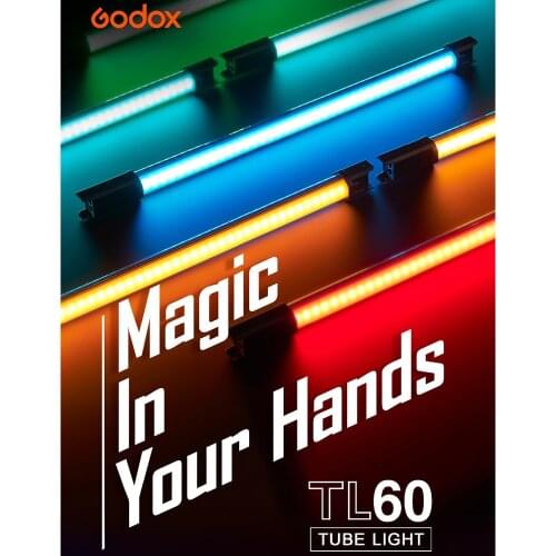 Godox TL60 Pavo Tube Light RGB Photography Handheld Light Stick RGB Color Tube with APP Remote Control for Video Photo Studio