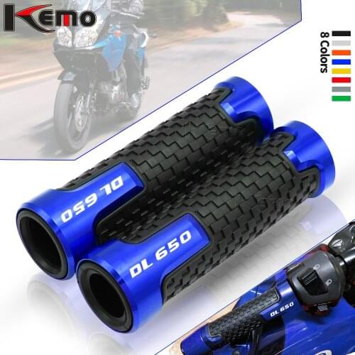 For SUZUKI DL650 DL 650 7/8" 22mm Universal Motorcycle Accessories CNC Aluminum Handlebar Hand Grips Handle Bar End Grip