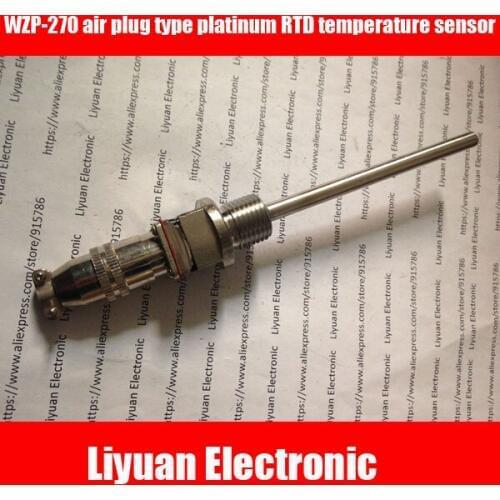WZP-270 air plug type platinum RTD temperature sensor / Pt100 RTD temperature probe thread M16 * 1.5