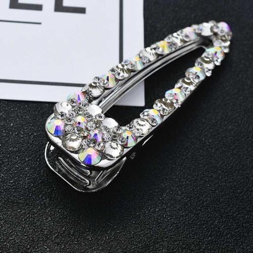 Crystal Hairpin Rhinestone Clip Shinning Girl Headwear INS Fashion Hair Accessories For Bridesmaid Glittery Pretty Barrette