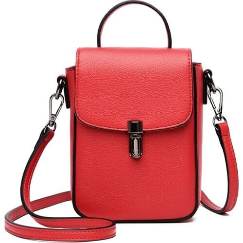 Women Messenger Bags Female Leather Phone Bag Shoulder Bag Sac Small Wallet Corssbody Bags For Women Handbags Ladies Coin Purse