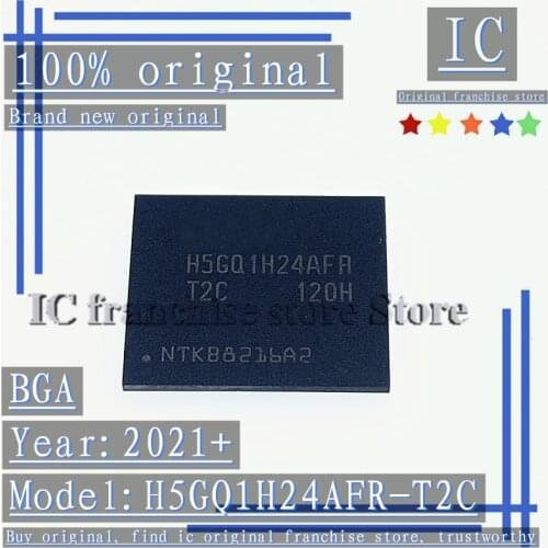 2020+ 100% Brand new original 1PCS-10PCS H5GQ1H24AFR-T2C H5GQ1H24AFR BGA DDR5 video memory memory chip