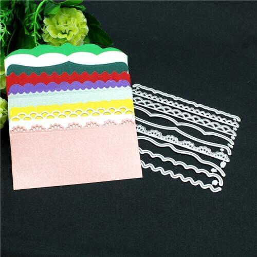 9pcs/Set lace dies Metal Cutting Dies Stencils for DIY Scrapbooking/photo album Decorative Embossing DIY Paper Cards