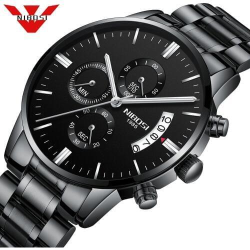 NIBOSI Relogio Masculino Watch Men Waterproof Casual Luxury Brand Quartz Military Sport Watch Business Clock Mens Wristwatches