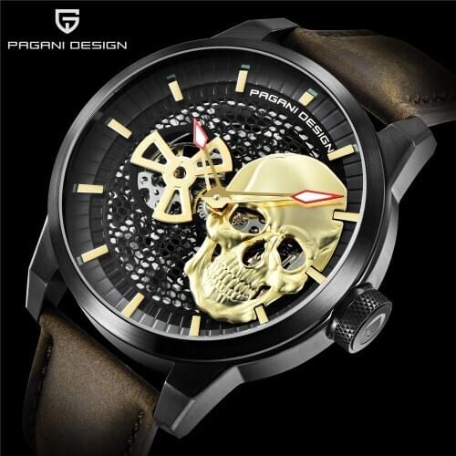 PAGANI DESIGN Top Brand New Luxury Mechanical Watch Fashion Waterproof 100M Mens Watch Stainless Steel Sports Watch