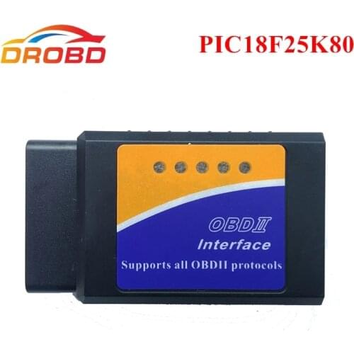 Newest Hardware ELM327 V1.5 PIC18F25K80 Chip ELM327 V 1.5 Bluetooth For Android OBD2 Scanner Diagnosis-Tool ELM 327 OBD-II