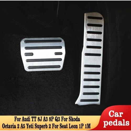 For Audi TT 8J A3 8P Q3 For Skoda Octavia 2 A5 Yeti Superb 2 For Seat Leon 1P 1M Car Accelerator Pedal Brake Pedals Accessories