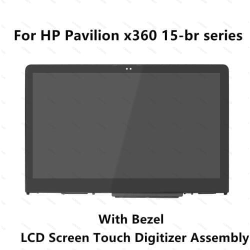 For HP Pavilion 15-br033nr 15-br017na 15-br016ng 15-br013na 15-br015ng 15-br014ng LCD Display Touch Screen Digitizer Assembly