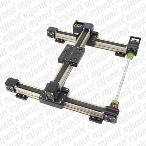 Mjunit automatic XY axis gantry slide linear guide, customized module synchronous belt with high speed and low noise linear