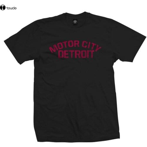 Fashion Casual T-Shirt - Motor City Detroit - Muscle Car Classic American Motorcycle Fans Charger Hot Rodmake Your Own T Shirt