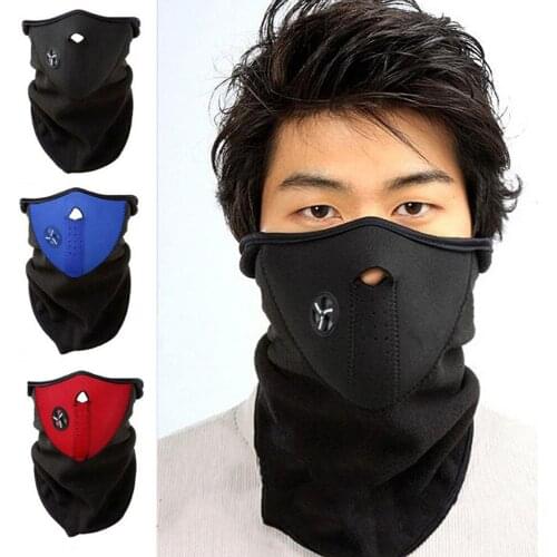 Unisex Motorcycle Warm Mask Neck Warm Snowboard Bike Riding Mask Scarf Accessories Windproof Outdoor Sports Ski Cycling Bicycle