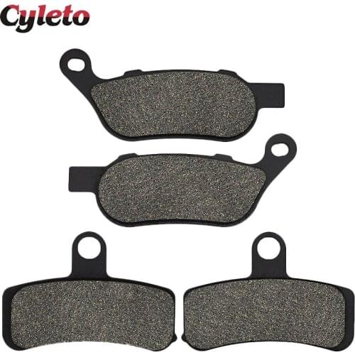 Motorcycle Front Rear Brake Pad for Harley Dyna Super Wide Glide FXD Fat Boy FLSTFB Heritage Softail Slim Deluxe FLSTN FLSTC FLS