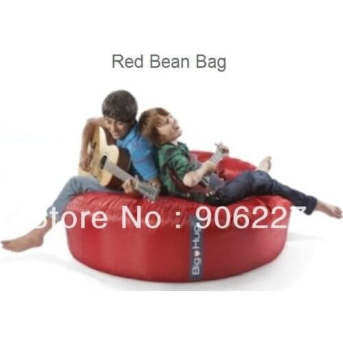 The original!! ISLAND style RED back to back lay beanbag chair, 2 seat living room bean bag cushion, lazy bed - free shipping