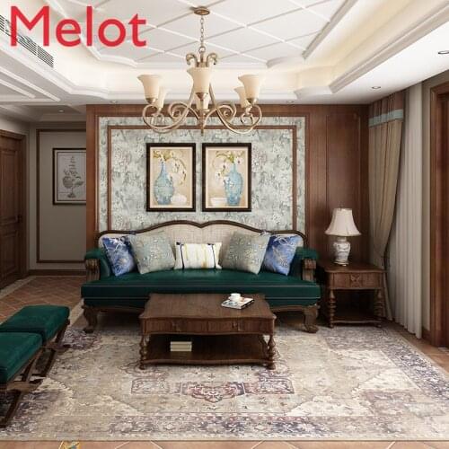 Persian Carpet American Retro Living Room Carpet So Easy So Beauty Country Coffee Table Floor Mats Bedroom Bedside