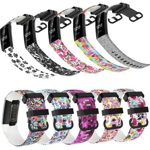 For Fitbit Charge 3 Band For Fitbit Charge 3 Strap,Durable TPU Band Replacement Strap Sport Wristband for Charge 3 Smart Watch