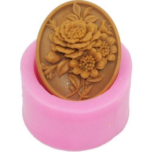 Silicone Soap Mold for Flowers Craft Art Silicone 3D Soap Mold Craft Molds DIY Handmade Candle Molds S573