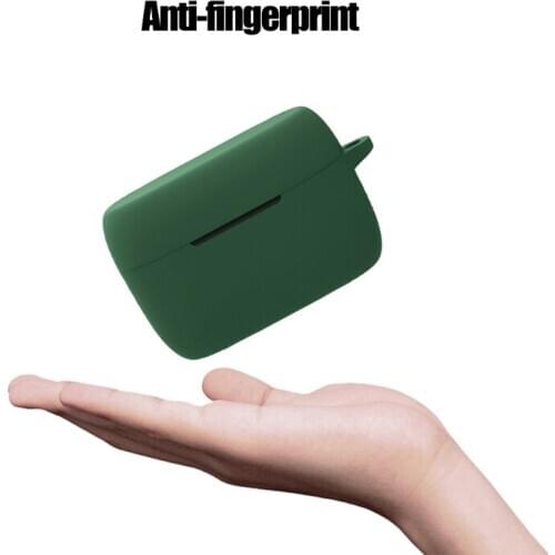 Silicone Protective Cover Anti-fall Earphone Case for-Jabra Elite 85t Earbuds 24BB