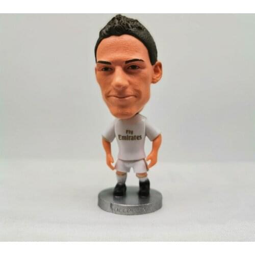 Soccerwe 2.55" Height Soccer Dolls RM 5# Varane Figures White Kit 2020 Toy Collections Gift