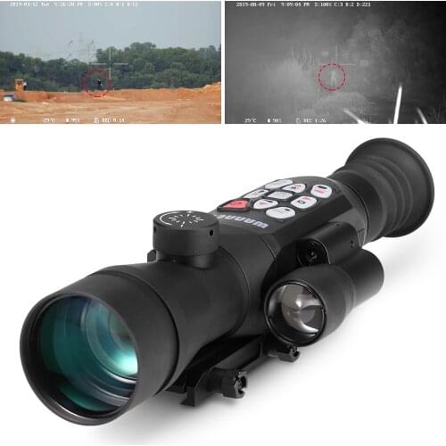 Night Visions Telescope Shimmer Full Color Monocular Night Vision Riflescope Wildlife Digital Rang Finder Ballistic Computer