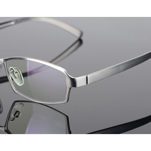 Titanium Square Glasses Frame Men Optical Myopia Prescription Eyeglasses Full Rim Spectacle Frames Man Clear Lens Eyewear Oculos