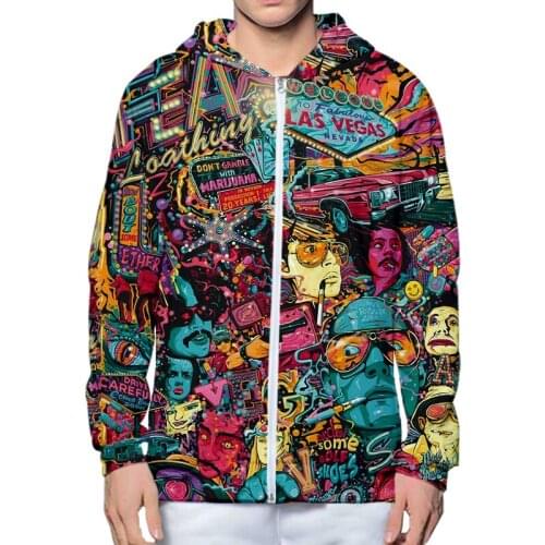 Las Vegas Casino 3D Printed Zip Hooded Sweatshirt Tops Men And Women Funny Street Fashion Casual Trend Sports Oversized Hoodies