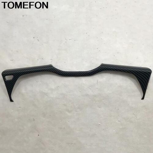 TOMEFON For Audi Q5 FY 2018 2019 Dashboard Instrument Panel Cover Trim Sticker Moulding Interior Accessories ABS Chrome