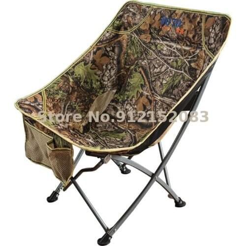 Outdoor Folding Chair Portable Back Fishing Chair Stool Leisure Outdoor Reclining Chair Beach Chair Sketching Moon Chair