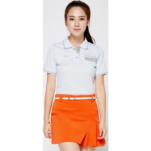 2019 Summer Autumn ladies golf skirt Korean style sports Badminton Tennis Mini Skirt pleated skirt Safety shorts skirt with Belt