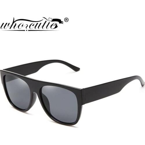 2021 Vintage Square Sunglasses Women Thick Oversized Frame Shades Eyewear Trendy Tortoiseshell Circle Sun Glasses Female Oculos