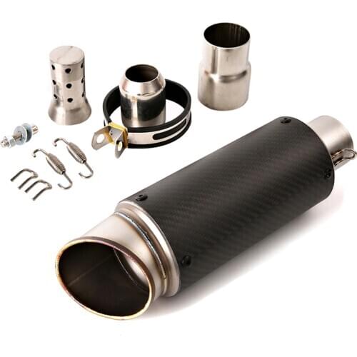 300 mm Carbon Fiber 60.5 mm Exhaust Muffler Pipe Motorcycle Rear Escape with Removable DB Killer for Panigale 959 RSV4 CBR1000RR