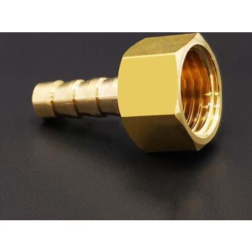 6mm 8mm 10mm 12mm Hose Barb x M12 M14 M18 M20 Metric Female Thread Brass Pipe Fitting Adapter Coupler Connector