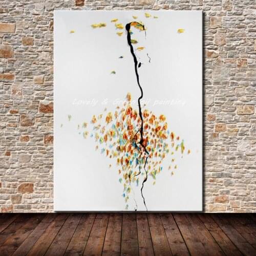 Mintura Paintings Handpainted Modern Abstract Oil Painting On Canvas Wall Art Picture For Living Room Home Hotel Decoration Gift