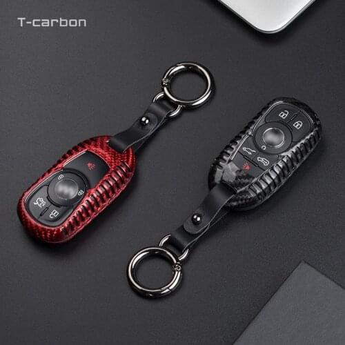 Carbon Fiber Car Key Case Cover For Buick Envision Vervno GS 20T 28T Encore NEW LACROSSE Opel Astra k Auto Accessories
