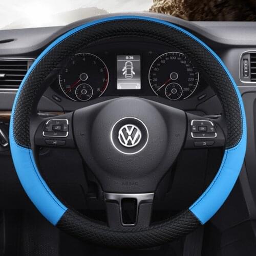 Car Steering Wheel Cover Protector Car interior Suitable for vw bora golf 4 golf 5 golf 6 beetle touran b5 Steering-wheel Covers