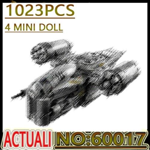 DHL New 1023PCS The UCS Razor Crest Building Blocks By Model Stars Toys Bricks 60017 Kid Children Birthday Christmas Gift 75292