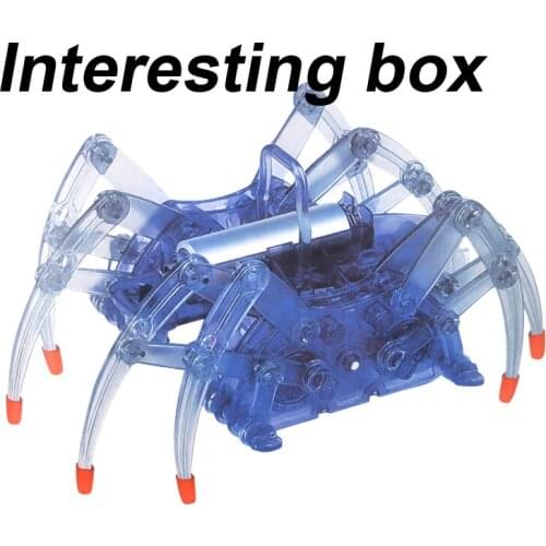 DIY spider robot creative hand assembled toys robot production technology small production