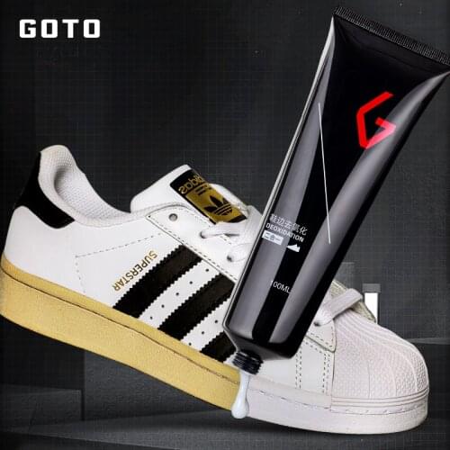 GOTO Brand 100ml Footwear Sneakers Shoes Oxidation Yellow Removal Cream Agent Deoxidize White Rubber Sole Restoration