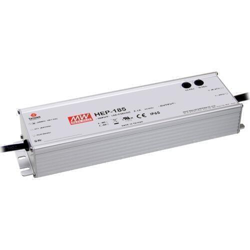Mean Well HEP-185-24A for Outdoor Harsh Environment IP65 meanwell 24V 7.8A 187.2W Single Output Power Supply with PFC function