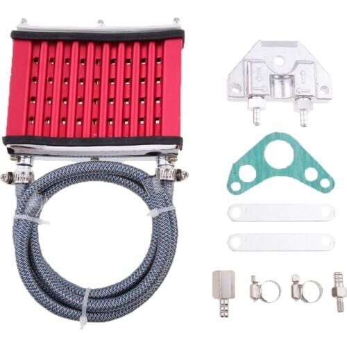 Oil Cooler Cooling Radiator For 50cc- 125cc Horizontal Engine Dirt Bike/Pit Bike