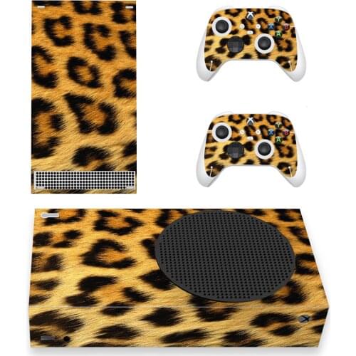 Leopard Print Style Xbox Series S Skin Sticker for Console & 2 Controllers Decal Vinyl Protective Skins Style 1