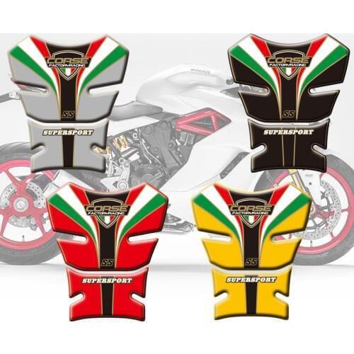 Motorcycle Tank Pad Protector Sticker Fish Bone Sticker Tank Pad Fish Bone Sticker For Ducati SS Supersport 89 - 98 90 91 92 93