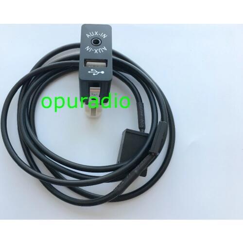 New Brand GPS Navigation USB AUX in Plug Socket Harness Adapter For BMW E39 E46 E38 E53 X5