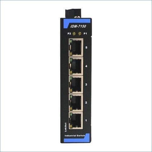New Industrial switch 5-port 100M Ethernet industrial switch 12v 24v 35mmDIN rail mounting