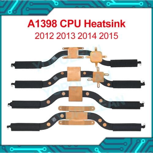 Original laptop heatsink for MacBook Pro Retain A1398 Heat Sink CPU Cooling Mid 2012 Early 2013